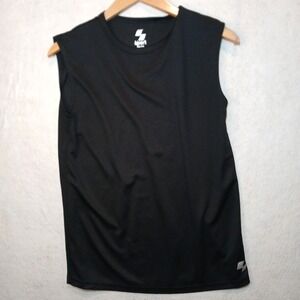 Place Sport Black Sleeveless Tank Muscle T-Shirt Youth size  XXL Mens's Medium
